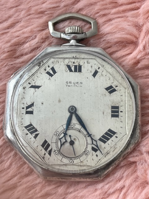 Gruen verithin pocket watch best sale serial numbers